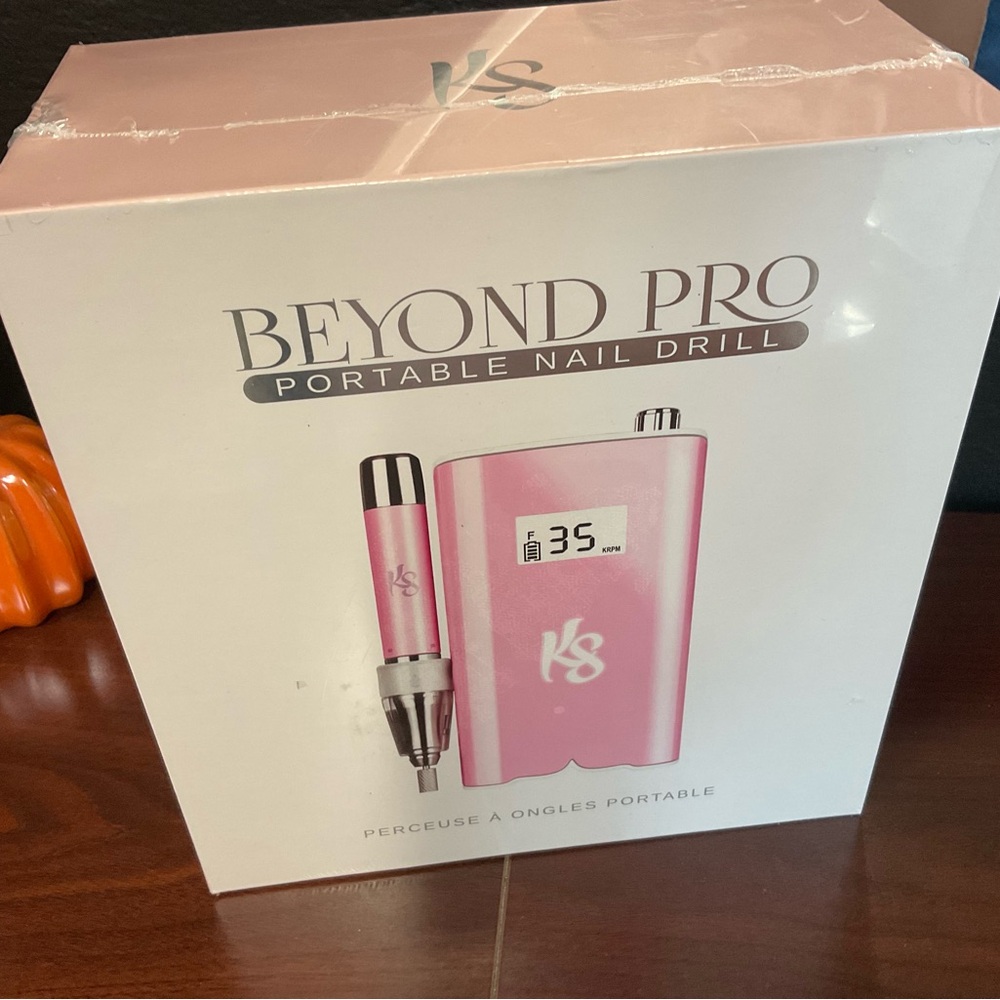 NWT Kiara Sky Beyond Pro Pink Portable Nail Drill Kit